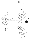 Page C Diagram and Parts List for M18-24692  Kohler Engine