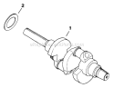 Page E Diagram and Parts List for M18-24694  Kohler Engine