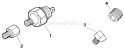 Page P Diagram and Parts List for M18-24567  Kohler Engine