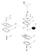 Page C Diagram and Parts List for M18-24567  Kohler Engine