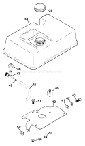 Page M Diagram and Parts List for M8-301509  Kohler Engine
