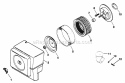 Page A Diagram and Parts List for M8-301569  Kohler Engine