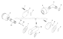 Page K Diagram and Parts List for M8-301601  Kohler Engine
