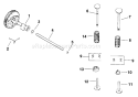 Page C Diagram and Parts List for M8-301601  Kohler Engine