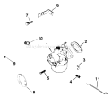 Page D Diagram and Parts List for M8-301601  Kohler Engine