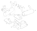 Part Location Diagram of 5206827-S Kohler Muffler