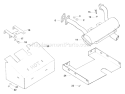 Part Location Diagram of 5228131-S Kohler Duct, Heat Shield