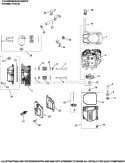 Part Location Diagram of 24-318-142-S Kohler Head Assembly, Cylinder Num-2