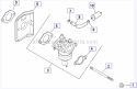 Fuel System Diagram and Parts List for PH-XT675  Kohler Engine