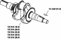 Page D Diagram and Parts List for SH265-3056  Kohler Engine