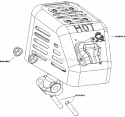 Page G Diagram and Parts List for SH265-3056  Kohler Engine