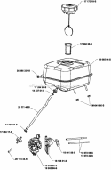 Page H Diagram and Parts List for SH265-3056  Kohler Engine
