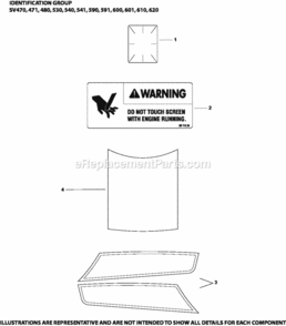 Identification_Group_12-20-66_Sv470-620 Diagram and Parts List for SV541-3213  Kohler Engine