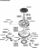 Page J Diagram and Parts List for SV530-0013  Kohler Engine