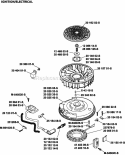 Page K Diagram and Parts List for SV610-0016  Kohler Engine