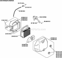 Page B Diagram and Parts List for SV620-0217  Kohler Engine