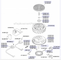 Exhaust Group Diagram and Parts List for SV720  Kohler Engine