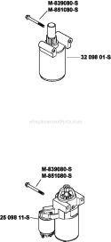 Page K Diagram and Parts List for SV730-3033  Kohler Engine