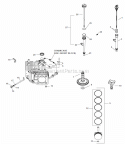 Crankcase Group Diagram and Parts List for SV710  Kohler Engine