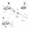Lubrication Group Diagram and Parts List for SV710  Kohler Engine
