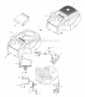 Blower Housing Group Diagram and Parts List for SV710  Kohler Engine