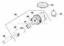 Page B Diagram and Parts List for TH16-52527  Kohler Engine
