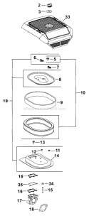 Page A Diagram and Parts List for TH16-52545  Kohler Engine