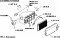 Page A Diagram and Parts List for XT149-0024  Kohler Engine