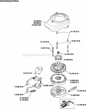 Part Location Diagram of 1407226-S Kohler Stud: Blower Housing (ignition