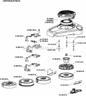 Part Location Diagram of 1402505-S Kohler Flywheel Assy: Electric Start