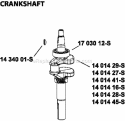 Page D Diagram and Parts List for XT149-0217  Kohler Engine