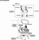 Page K Diagram and Parts List for XT149-0314  Kohler Engine