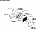 Part Location Diagram of 1408311-S Kohler Element, Carbon Pre-Filter