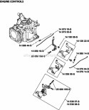 Page F Diagram and Parts List for XT149-0216  Kohler Engine