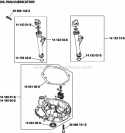 Page K Diagram and Parts List for XT173-0070  Kohler Engine