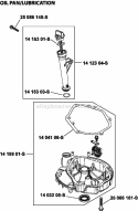 Page K Diagram and Parts List for XT173-0042  Kohler Engine