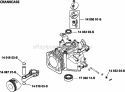 Page C Diagram and Parts List for XT173-0042  Kohler Engine