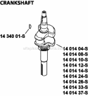 Page D Diagram and Parts List for XT173-0077  Kohler Engine