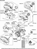 Page H Diagram and Parts List for XT173-3089  Kohler Engine