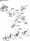 Page E Diagram and Parts List for XT173-3205  Kohler Engine