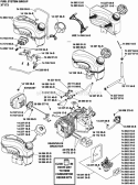 Page G Diagram and Parts List for XT173-3205  Kohler Engine