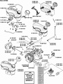 Page G Diagram and Parts List for XT173-3204  Kohler Engine