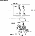 Page K Diagram and Parts List for XT173-0064  Kohler Engine