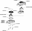 Part Location Diagram of 14096114-S Kohler Cover, Engine