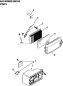 Page A Diagram and Parts List for XT675-0026  Kohler Engine