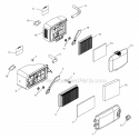 Air Intake Group Diagram and Parts List for XT675  Kohler Engine