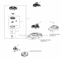 Starting Group Diagram and Parts List for XT675  Kohler Engine
