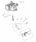 Engine Controls Group Diagram and Parts List for XT675  Kohler Engine