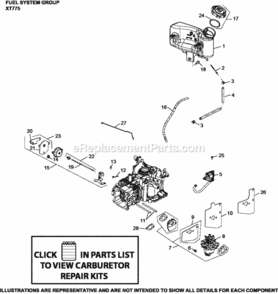 Part Location Diagram of 24113235-S Kohler Decal