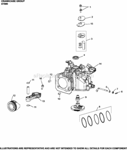 Part Location Diagram of 2543116-S Kohler Clip, Governor Shaft
